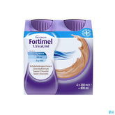 Fortimel 1.5kcal Arôme Chocolat Complément Nutritionnel Dénutrition Bouteilles 4x200ml